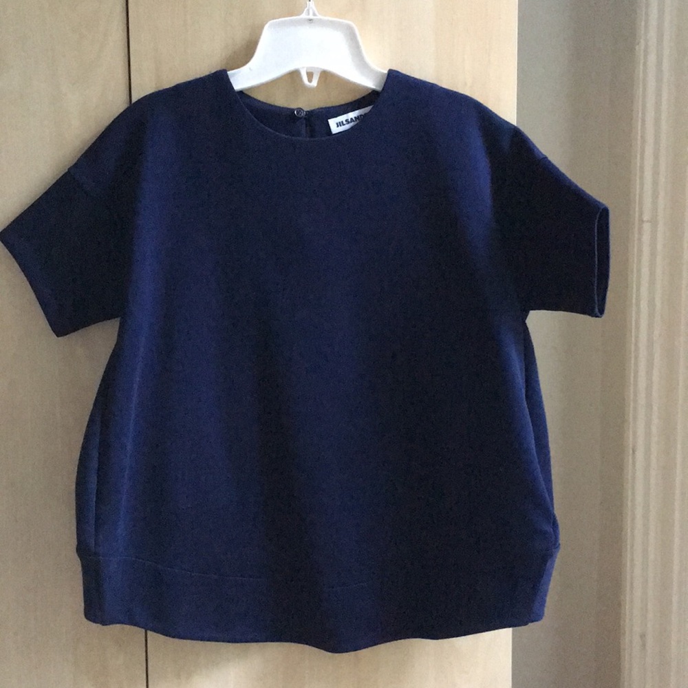 Jil Sander Structured T-shirt sz 36 New